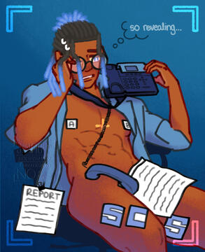 Kalim Pin-up #3 (OC)