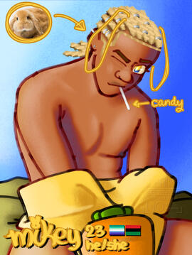 Mikey Pin-up #1 (OC)